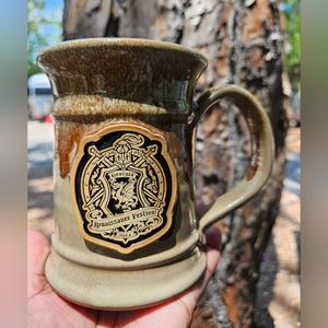 Renazon's festival clay beer mug.